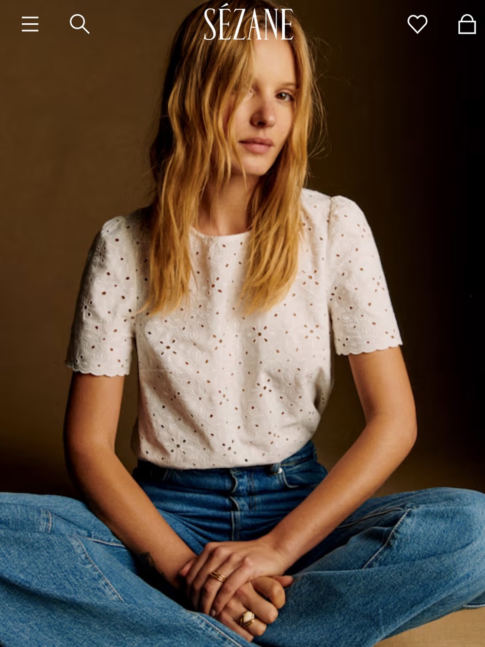 Sezane Annabelle Blouse - Picture 1 of 4